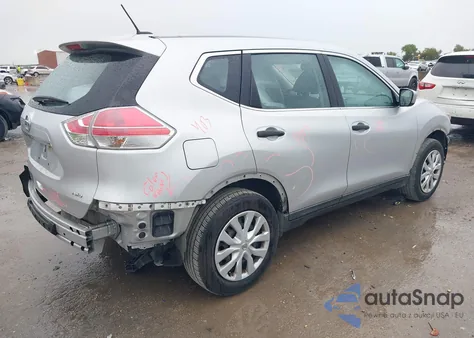 2016 Nissan Rogue S from USA, damaged, VIN KNMAT2MV2GP658143
